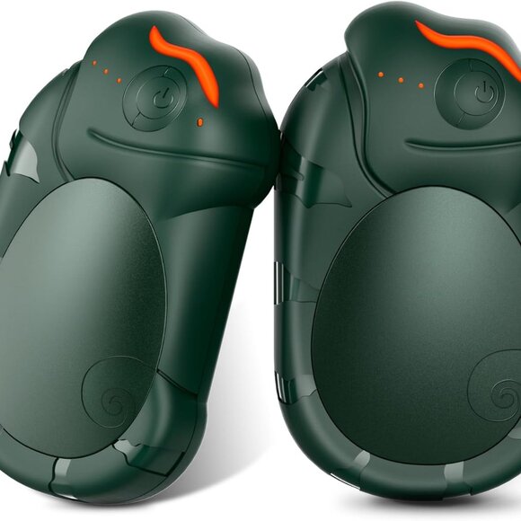 Hand Warmers Rechargeable 2‎ Pack Chameleon Shaped Electric Warm Pocket Heater - Picture 1 of 6